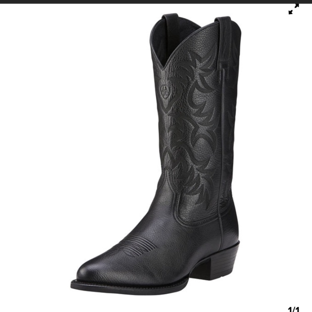 Ariat Caliber R toe Leather boots, Men’s 8.5